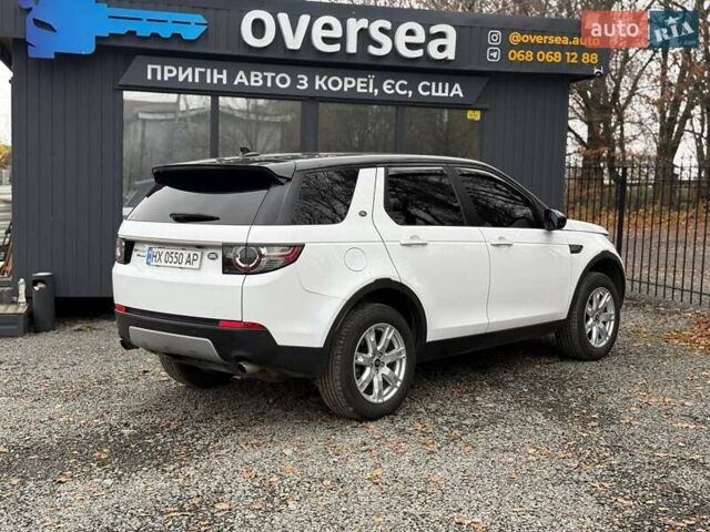 Белый Ленд Ровер Discovery Sport, объемом двигателя 2 л и пробегом 134 тыс. км за 15900 $, фото 9 на Automoto.ua