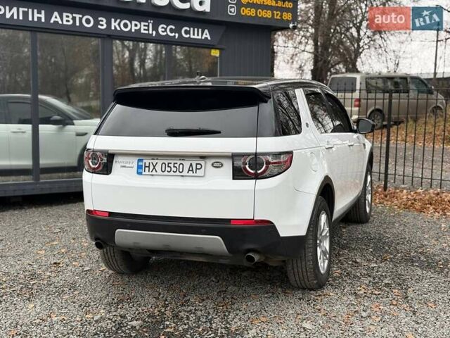 Белый Ленд Ровер Discovery Sport, объемом двигателя 2 л и пробегом 134 тыс. км за 15900 $, фото 10 на Automoto.ua