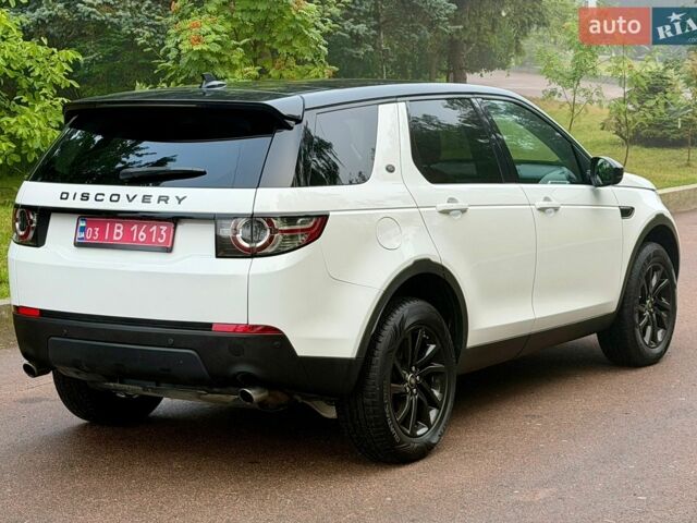 Белый Ленд Ровер Discovery Sport, объемом двигателя 2 л и пробегом 195 тыс. км за 14799 $, фото 15 на Automoto.ua