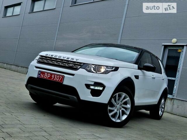 Белый Ленд Ровер Discovery Sport, объемом двигателя 2 л и пробегом 132 тыс. км за 21450 $, фото 11 на Automoto.ua