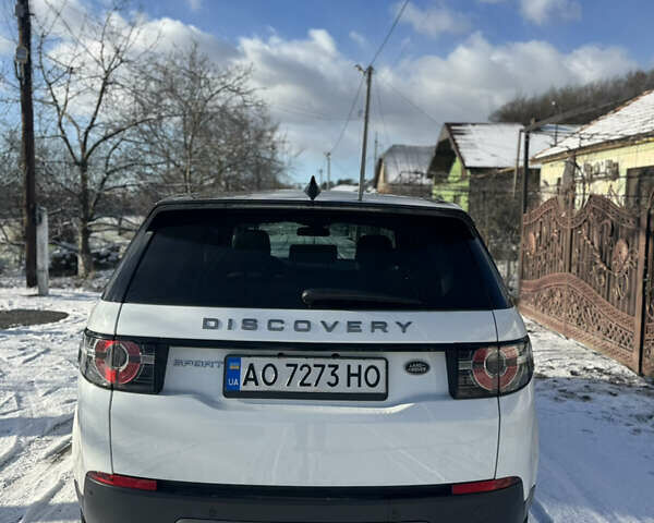 Білий Ленд Ровер Discovery Sport, об'ємом двигуна 2 л та пробігом 155 тис. км за 19000 $, фото 19 на Automoto.ua