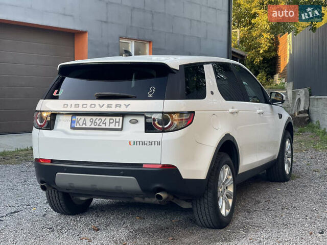 Белый Ленд Ровер Discovery Sport, объемом двигателя 2 л и пробегом 85 тыс. км за 20900 $, фото 2 на Automoto.ua