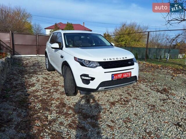 Белый Ленд Ровер Discovery Sport, объемом двигателя 2 л и пробегом 210 тыс. км за 16999 $, фото 2 на Automoto.ua