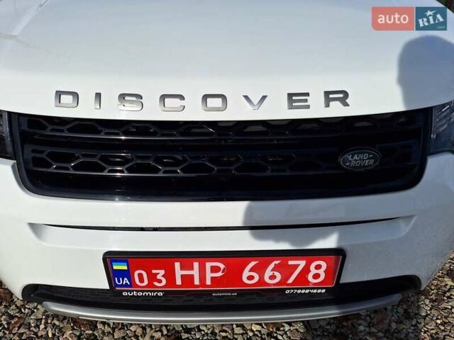 Белый Ленд Ровер Discovery Sport, объемом двигателя 2 л и пробегом 210 тыс. км за 16999 $, фото 14 на Automoto.ua
