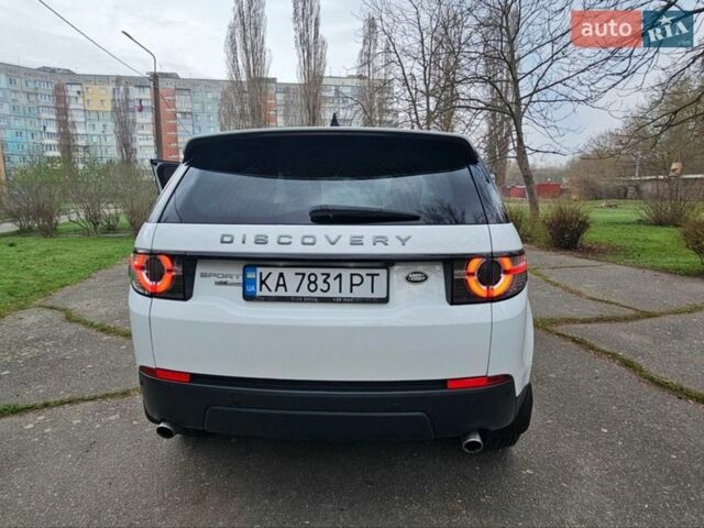 Білий Ленд Ровер Discovery Sport, об'ємом двигуна 2 л та пробігом 99 тис. км за 21950 $, фото 8 на Automoto.ua