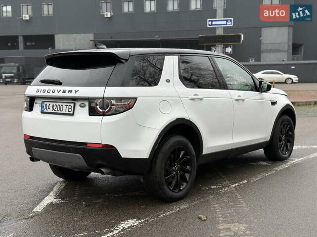 Белый Ленд Ровер Discovery Sport, объемом двигателя 2 л и пробегом 66 тыс. км за 20999 $, фото 6 на Automoto.ua