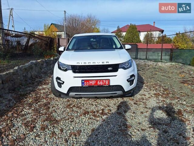 Белый Ленд Ровер Discovery Sport, объемом двигателя 2 л и пробегом 210 тыс. км за 16999 $, фото 1 на Automoto.ua