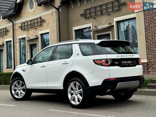 Белый Ленд Ровер Discovery Sport, объемом двигателя 2 л и пробегом 93 тыс. км за 25500 $, фото 14 на Automoto.ua