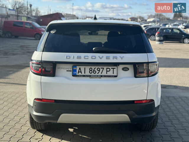Белый Ленд Ровер Discovery Sport, объемом двигателя 2 л и пробегом 55 тыс. км за 23800 $, фото 6 на Automoto.ua