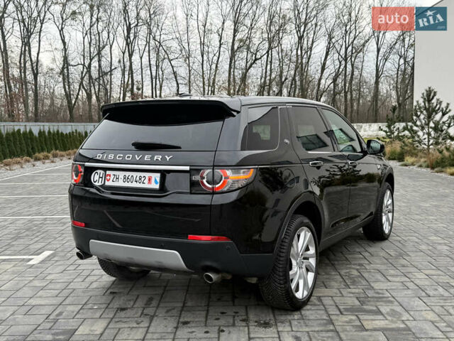 Черный Ленд Ровер Discovery Sport, объемом двигателя 2 л и пробегом 130 тыс. км за 18500 $, фото 4 на Automoto.ua