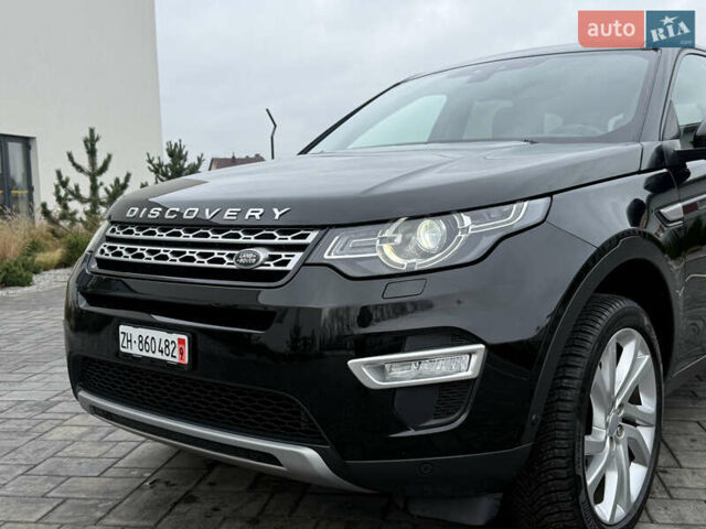 Черный Ленд Ровер Discovery Sport, объемом двигателя 2 л и пробегом 130 тыс. км за 18500 $, фото 11 на Automoto.ua