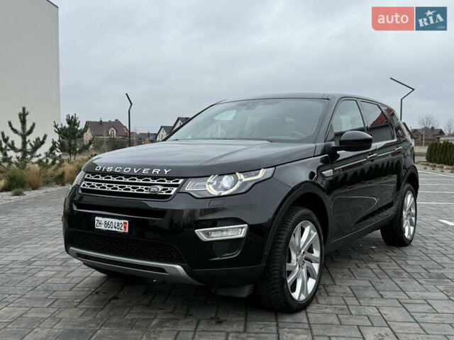 Черный Ленд Ровер Discovery Sport, объемом двигателя 2 л и пробегом 130 тыс. км за 18500 $, фото 1 на Automoto.ua
