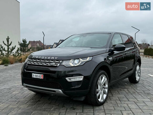 Черный Ленд Ровер Discovery Sport, объемом двигателя 2 л и пробегом 130 тыс. км за 18700 $, фото 4 на Automoto.ua