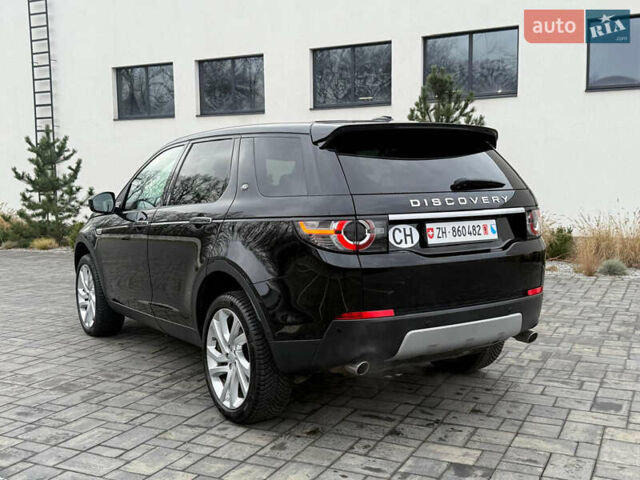 Черный Ленд Ровер Discovery Sport, объемом двигателя 2 л и пробегом 130 тыс. км за 18700 $, фото 5 на Automoto.ua