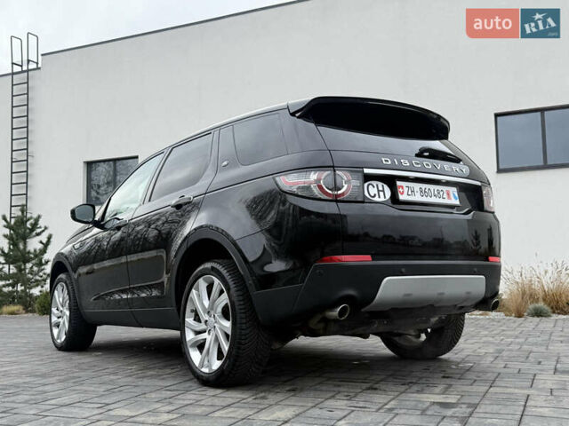 Черный Ленд Ровер Discovery Sport, объемом двигателя 2 л и пробегом 130 тыс. км за 18500 $, фото 7 на Automoto.ua