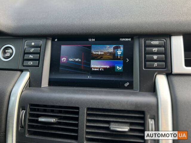 Черный Ленд Ровер Discovery Sport, объемом двигателя 2 л и пробегом 120 тыс. км за 17999 $, фото 10 на Automoto.ua
