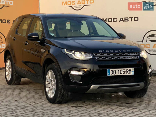 Черный Ленд Ровер Discovery Sport, объемом двигателя 2.2 л и пробегом 220 тыс. км за 17700 $, фото 6 на Automoto.ua