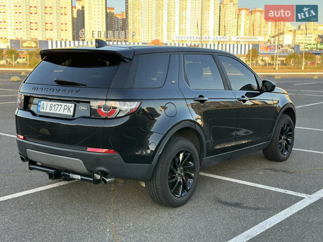 Черный Ленд Ровер Discovery Sport, объемом двигателя 2 л и пробегом 129 тыс. км за 16900 $, фото 4 на Automoto.ua