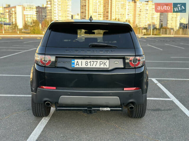 Черный Ленд Ровер Discovery Sport, объемом двигателя 2 л и пробегом 129 тыс. км за 16900 $, фото 5 на Automoto.ua