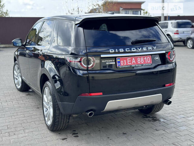 Черный Ленд Ровер Discovery Sport, объемом двигателя 2 л и пробегом 161 тыс. км за 23299 $, фото 12 на Automoto.ua