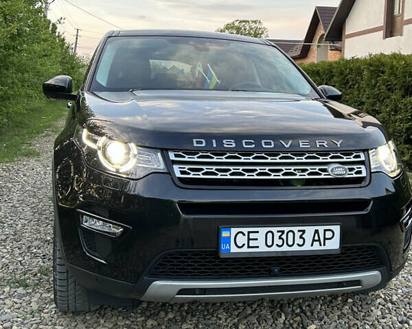 Черный Ленд Ровер Discovery Sport, объемом двигателя 2 л и пробегом 130 тыс. км за 26800 $, фото 11 на Automoto.ua