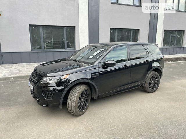 Черный Ленд Ровер Discovery Sport, объемом двигателя 2 л и пробегом 40 тыс. км за 28200 $, фото 2 на Automoto.ua