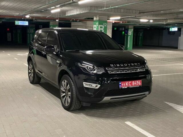 Черный Ленд Ровер Discovery Sport, объемом двигателя 2 л и пробегом 143 тыс. км за 28800 $, фото 1 на Automoto.ua