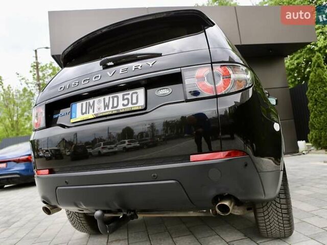 Черный Ленд Ровер Discovery Sport, объемом двигателя 2 л и пробегом 142 тыс. км за 23899 $, фото 75 на Automoto.ua