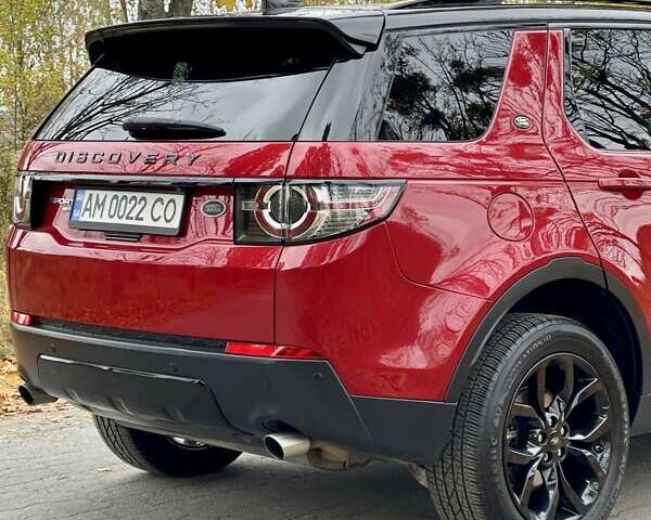 Красный Ленд Ровер Discovery Sport, объемом двигателя 2 л и пробегом 170 тыс. км за 18450 $, фото 12 на Automoto.ua