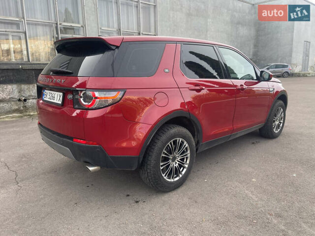 Червоний Ленд Ровер Discovery Sport, об'ємом двигуна 2 л та пробігом 240 тис. км за 16550 $, фото 8 на Automoto.ua