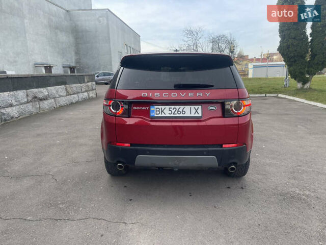 Червоний Ленд Ровер Discovery Sport, об'ємом двигуна 2 л та пробігом 240 тис. км за 16550 $, фото 10 на Automoto.ua