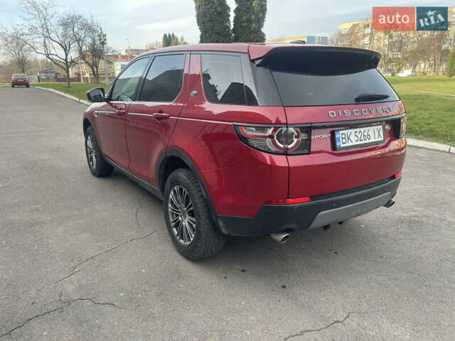 Червоний Ленд Ровер Discovery Sport, об'ємом двигуна 2 л та пробігом 240 тис. км за 16550 $, фото 11 на Automoto.ua