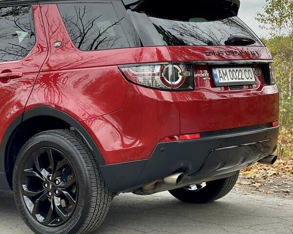 Красный Ленд Ровер Discovery Sport, объемом двигателя 2 л и пробегом 170 тыс. км за 18450 $, фото 10 на Automoto.ua