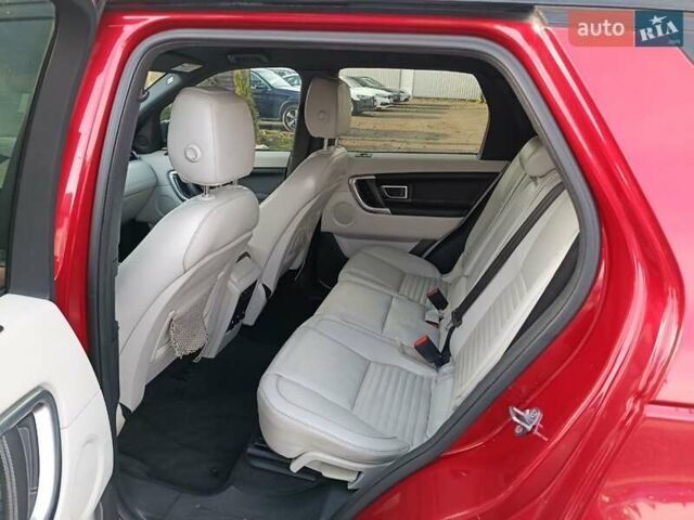 Червоний Ленд Ровер Discovery Sport, об'ємом двигуна 2 л та пробігом 200 тис. км за 10300 $, фото 10 на Automoto.ua