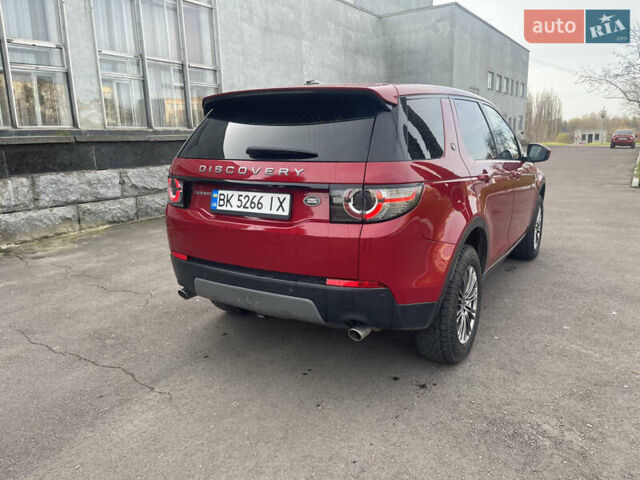 Червоний Ленд Ровер Discovery Sport, об'ємом двигуна 2 л та пробігом 240 тис. км за 16550 $, фото 9 на Automoto.ua