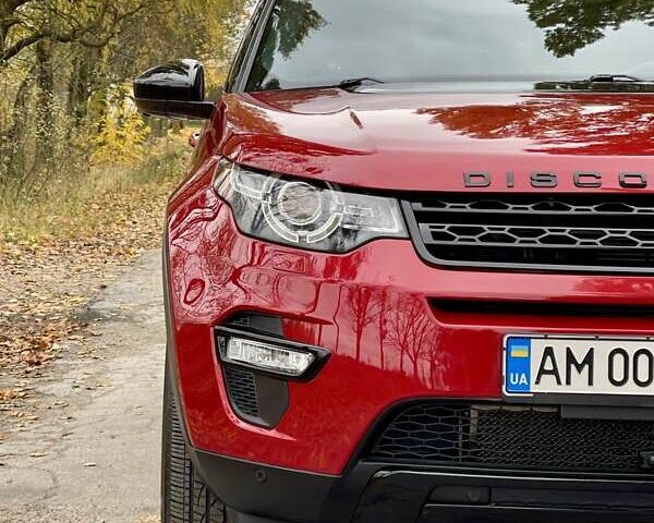 Красный Ленд Ровер Discovery Sport, объемом двигателя 2 л и пробегом 170 тыс. км за 18450 $, фото 7 на Automoto.ua
