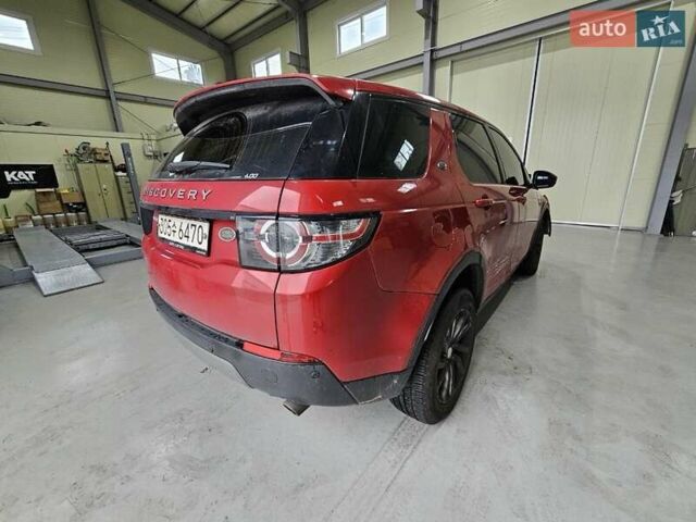 Красный Ленд Ровер Discovery Sport, объемом двигателя 2 л и пробегом 111 тыс. км за 16550 $, фото 4 на Automoto.ua