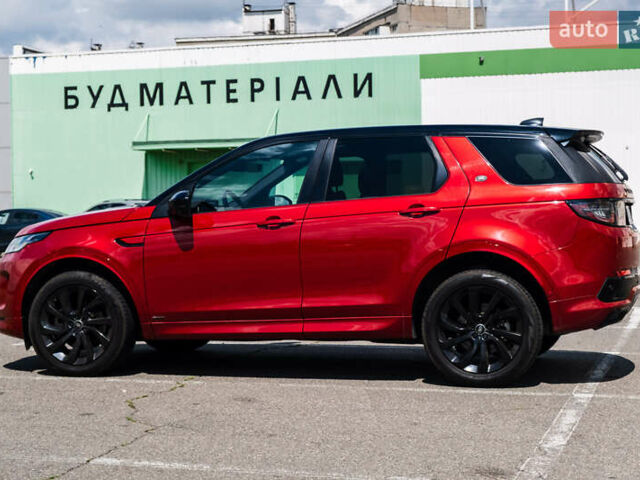 Красный Ленд Ровер Discovery Sport, объемом двигателя 2 л и пробегом 77 тыс. км за 45000 $, фото 4 на Automoto.ua