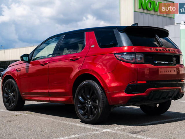 Красный Ленд Ровер Discovery Sport, объемом двигателя 2 л и пробегом 77 тыс. км за 45000 $, фото 3 на Automoto.ua