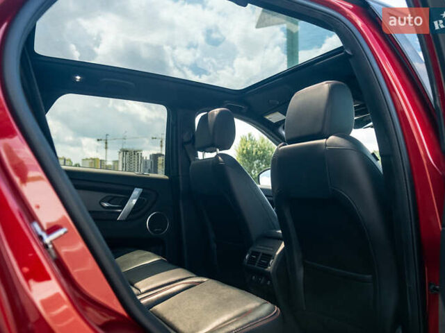 Красный Ленд Ровер Discovery Sport, объемом двигателя 2 л и пробегом 77 тыс. км за 45000 $, фото 12 на Automoto.ua