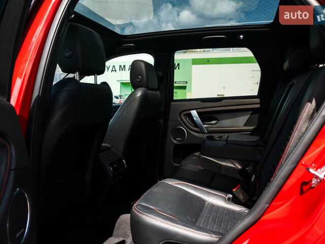 Красный Ленд Ровер Discovery Sport, объемом двигателя 2 л и пробегом 77 тыс. км за 45000 $, фото 16 на Automoto.ua