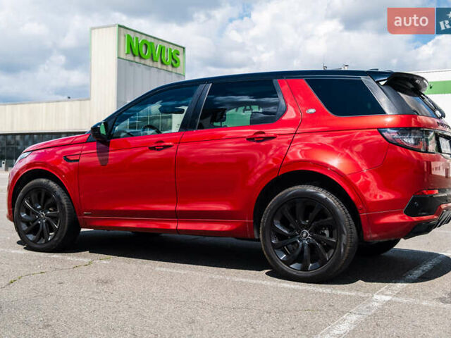 Красный Ленд Ровер Discovery Sport, объемом двигателя 2 л и пробегом 77 тыс. км за 45000 $, фото 6 на Automoto.ua