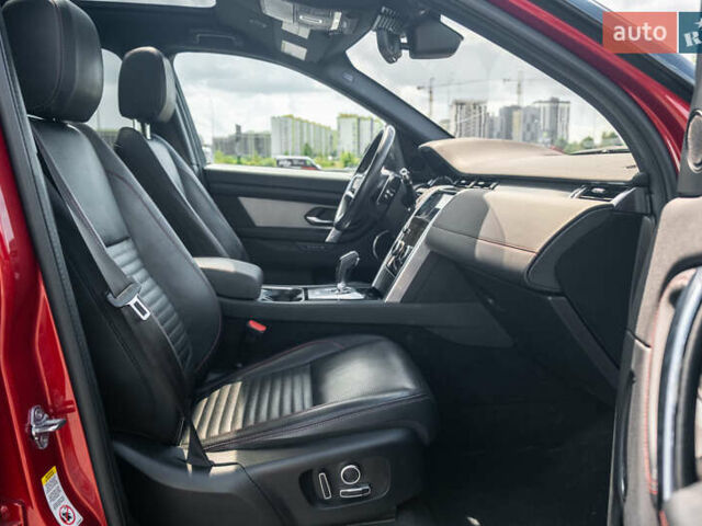 Красный Ленд Ровер Discovery Sport, объемом двигателя 2 л и пробегом 77 тыс. км за 45000 $, фото 11 на Automoto.ua