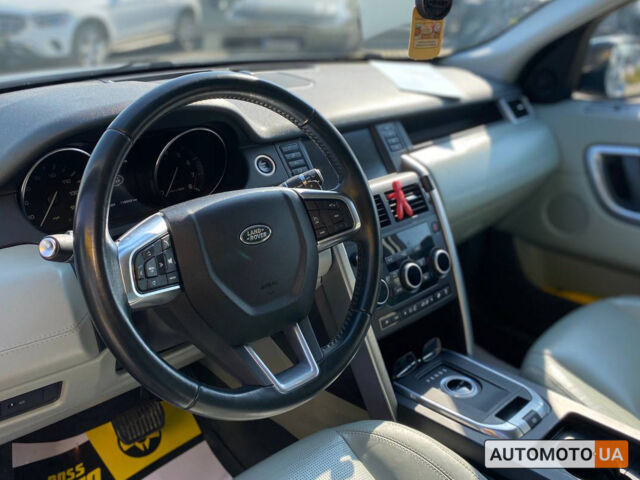 Серый Ленд Ровер Discovery Sport, объемом двигателя 2 л и пробегом 107 тыс. км за 20900 $, фото 10 на Automoto.ua
