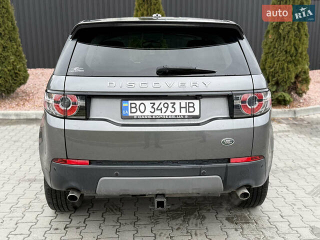 Серый Ленд Ровер Discovery Sport, объемом двигателя 2 л и пробегом 188 тыс. км за 14499 $, фото 8 на Automoto.ua