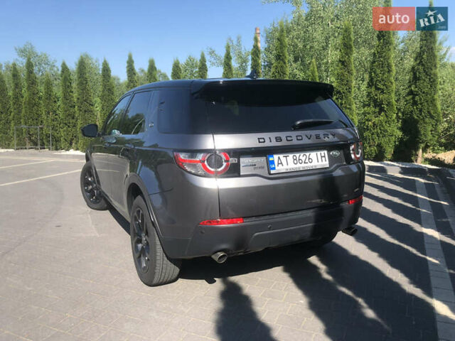 Серый Ленд Ровер Discovery Sport, объемом двигателя 2 л и пробегом 100 тыс. км за 19300 $, фото 4 на Automoto.ua
