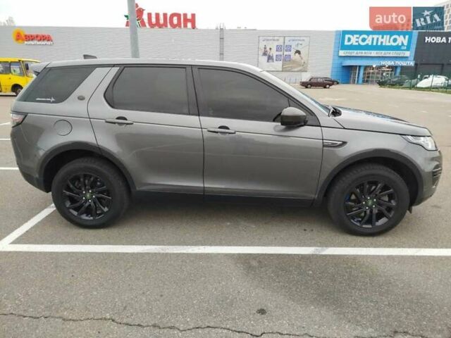 Серый Ленд Ровер Discovery Sport, объемом двигателя 2 л и пробегом 153 тыс. км за 19900 $, фото 7 на Automoto.ua
