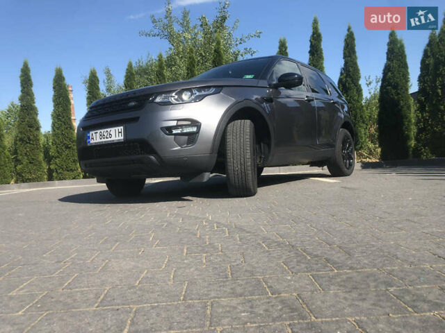 Серый Ленд Ровер Discovery Sport, объемом двигателя 2 л и пробегом 100 тыс. км за 19300 $, фото 2 на Automoto.ua