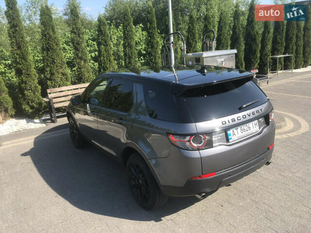 Серый Ленд Ровер Discovery Sport, объемом двигателя 2 л и пробегом 100 тыс. км за 19300 $, фото 6 на Automoto.ua