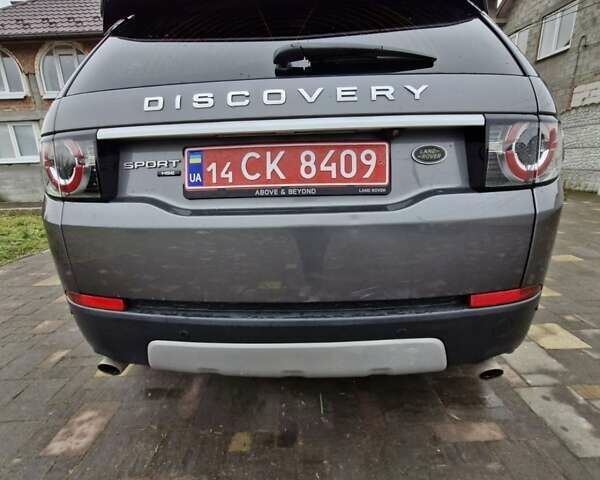 Серый Ленд Ровер Discovery Sport, объемом двигателя 2 л и пробегом 167 тыс. км за 21800 $, фото 9 на Automoto.ua